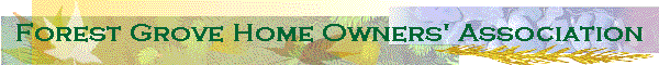 Forest Grove Home Owners' Association